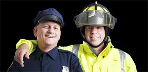 Working with police and fire together